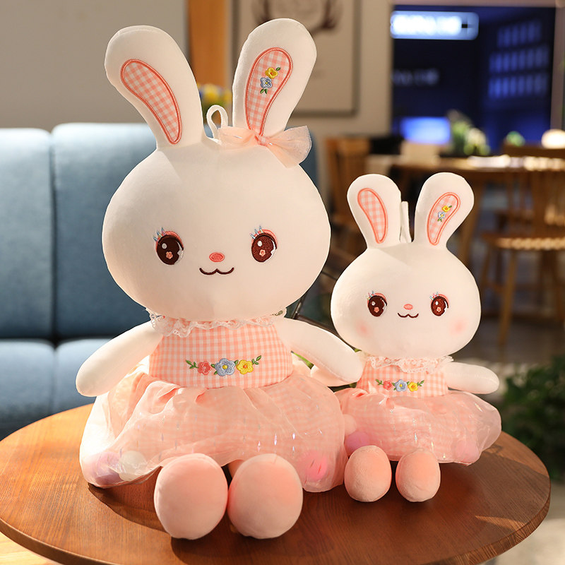 超萌可爱小白兔公仔布娃娃毛绒玩具大号玩偶兔子抱枕女生礼物布偶