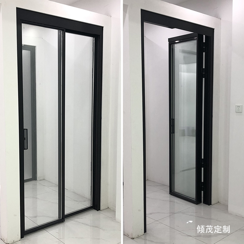 上海吊轨窄边框PT门折叠推拉平开阳台隔断客厅厨房卫生间门定制