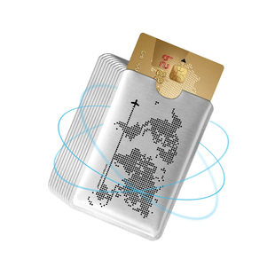 丹麦防盗刷身份证套保护套RFID防磁银行卡套锡卡片防消磁屏蔽卡包