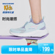 Skechers斯凯奇儿童2024夏季新款懒人一脚蹬休闲鞋女童透气运动鞋