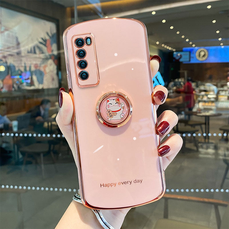 适用华为nova7手机壳新款2021网红女nove8pro椭圆硅胶se保护套no