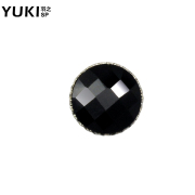 YUKI 925 Silver men''s jewelry and white fungus nail City boy Korea fashion Club accessories black Flash