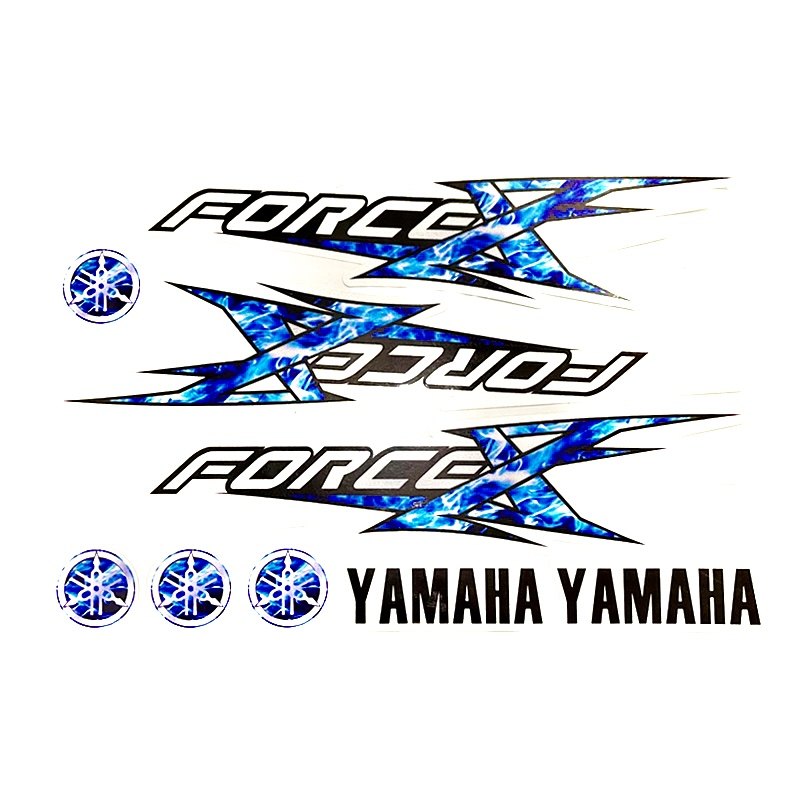 福喜贴花雅马哈摩托车标志巧格个性贴纸改装全套贴花车身贴膜包邮