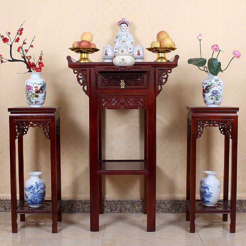供桌供台佛台家用客厅实木香案佛桌神台中式佛龛神龛条案财神贡桌