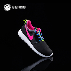 NIKE ROSHE ONE GS新款黑粉女鞋休闲时尚复古跑步鞋599729 011