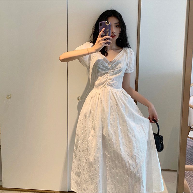 hollyii 智熏裙法式桔梗裙中長款裙子顯瘦仙女連衣裙2019新款夏在類目 女裝/女士精品, 連衣裙中 - 來自Buy2taobao.com提供專業的淘寶代購服務