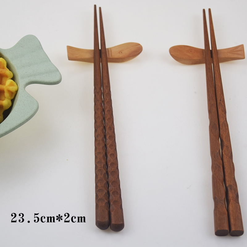 进口印尼铁木筷 日式尖头大尾筷子 男著情侣筷 实木家用料理木筷