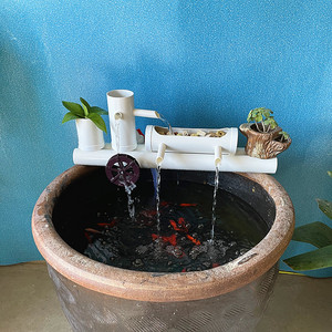 水循环鱼缸流水器过滤图片