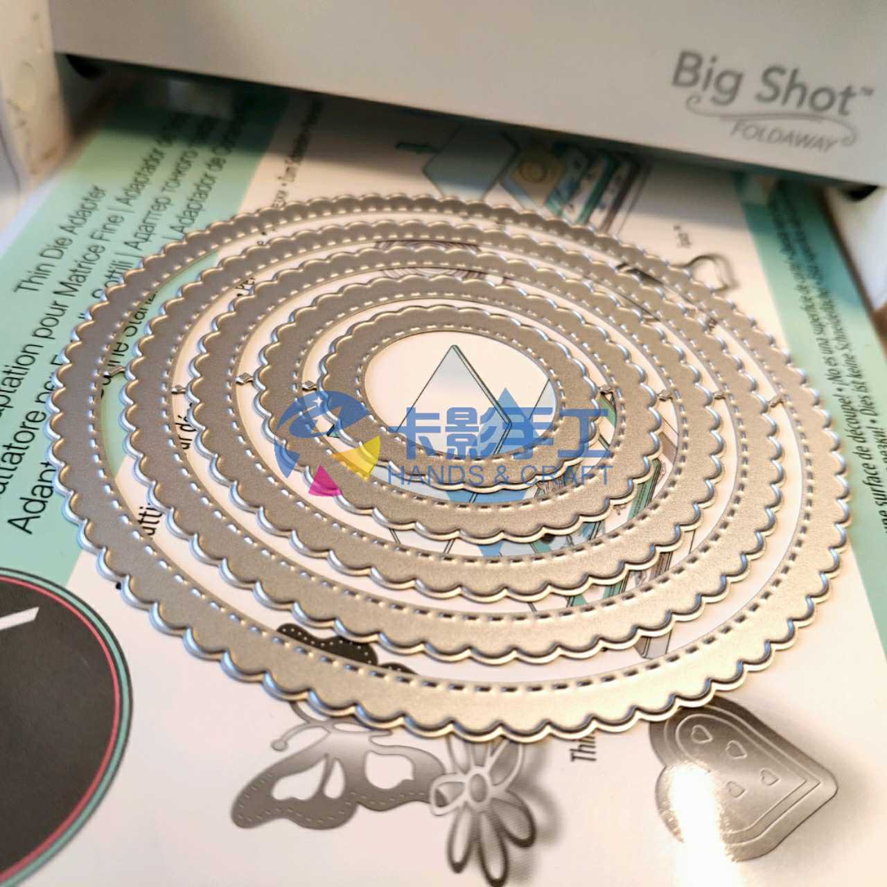 scrapbook DIY卡片 切割刀模 圆形波浪纹 5件套 卡影定制BK001|ruв категории электронный словарь/электрический бумажных книг/канцелярские принадлежности, вырезать товаров, резка/резные пластины - от Buy2taobao.com для оказания профессиональной услуги покупки агента Taobao