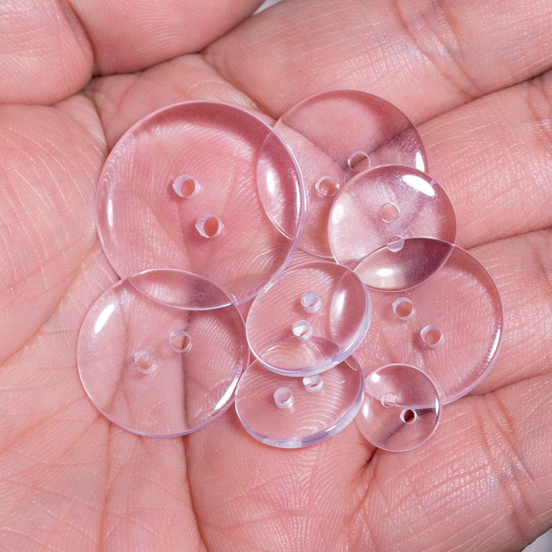 大全—透明扣子圆形高档隐形防走光扣毛领衬衫内衣垫扣百搭二眼小纽扣