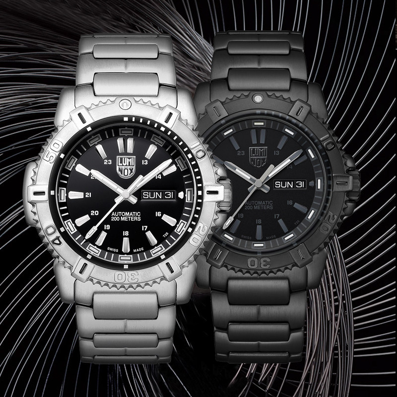 瑞士luminox军表雷美诺时6502银翼户外运动健身氚气机械男士手表