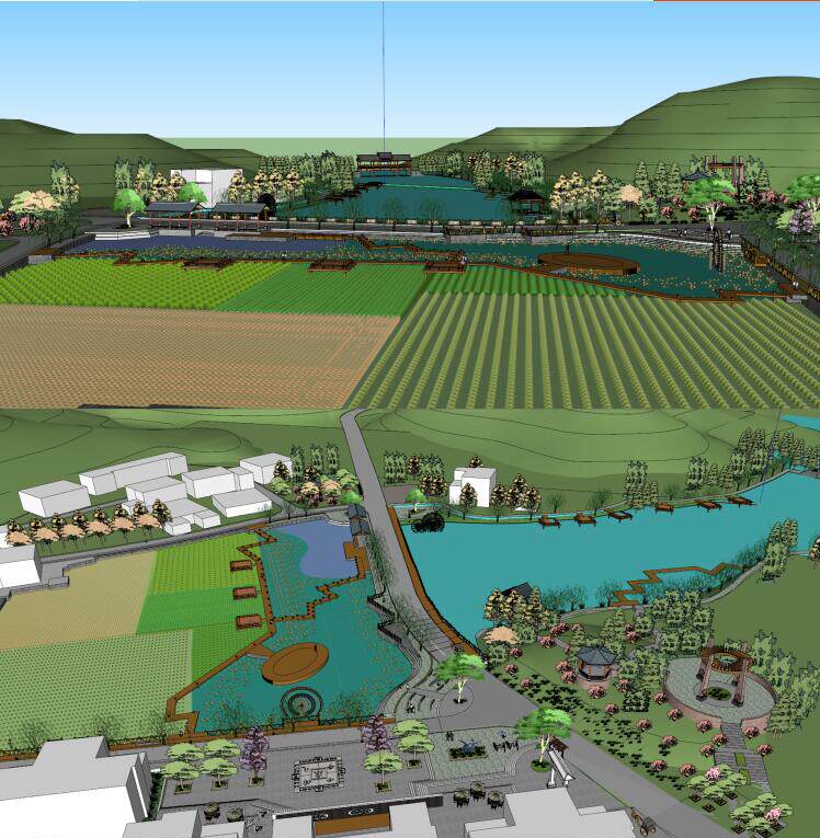 農(nóng)家樂度假村公園su鄉(xiāng)村農(nóng)田菜園民宿客棧建筑景觀草圖大師su模型 農(nóng)家樂度假村公園su鄉(xiāng)村農(nóng)田菜園民宿客棧建筑景觀草圖大師su模型