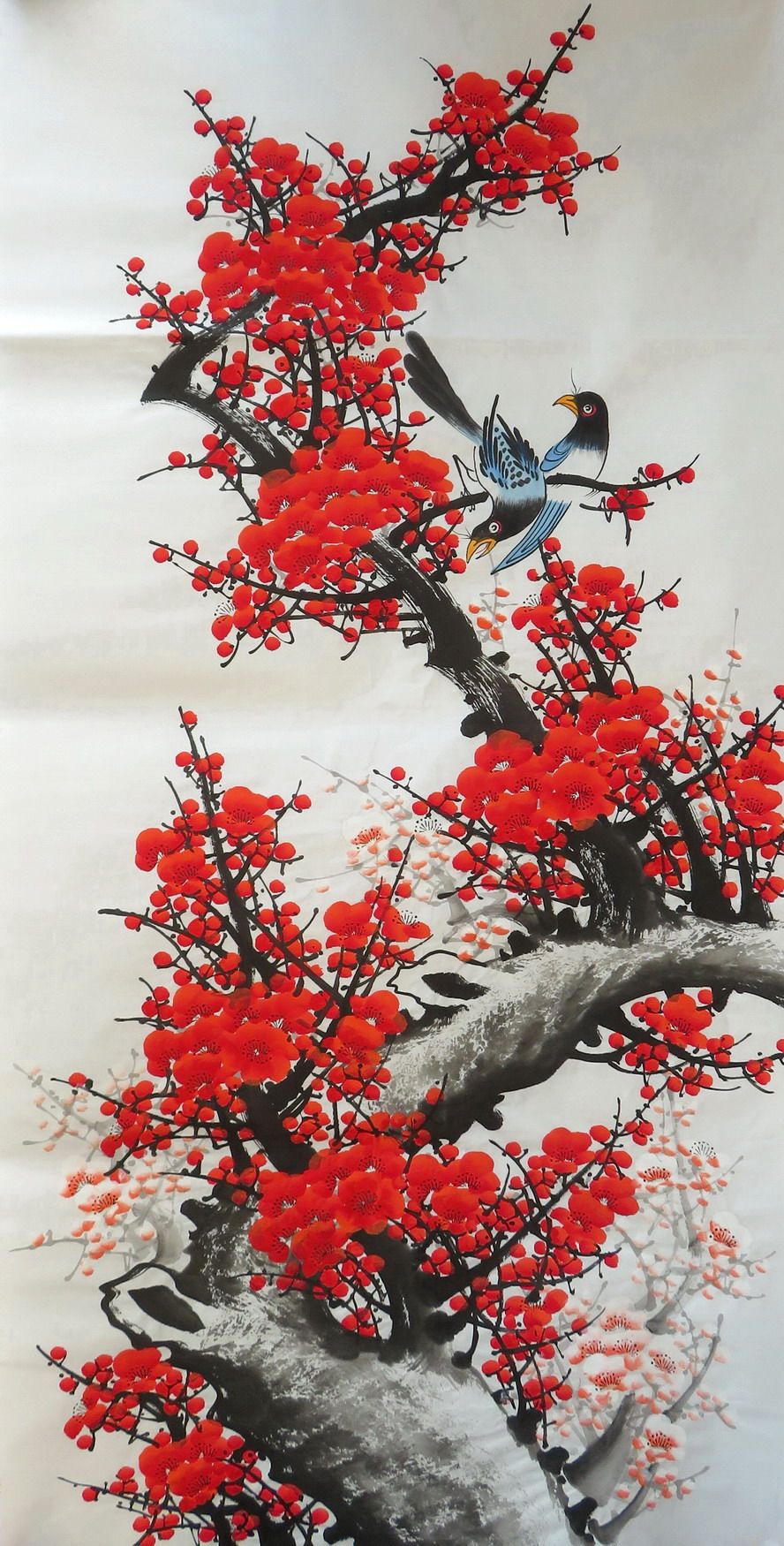 【8墨锦轩】特价国画字画纯手绘四尺斗方梅花 梅开五福15 - 8墨锦轩