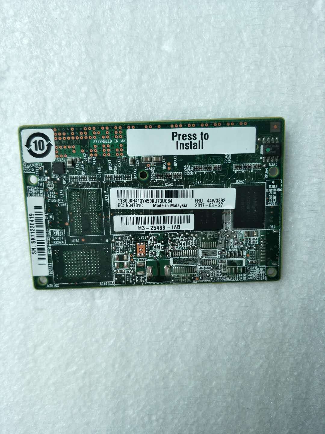 正品IBM 44W3392 1G缓存 M5210 阵列卡缓存模块 现货46C9111在类目 电脑硬件/显示器/电脑周边, 电脑周边, 其它电脑周边中 - 来自Buy2taobao.com提供专业的淘宝代购服务