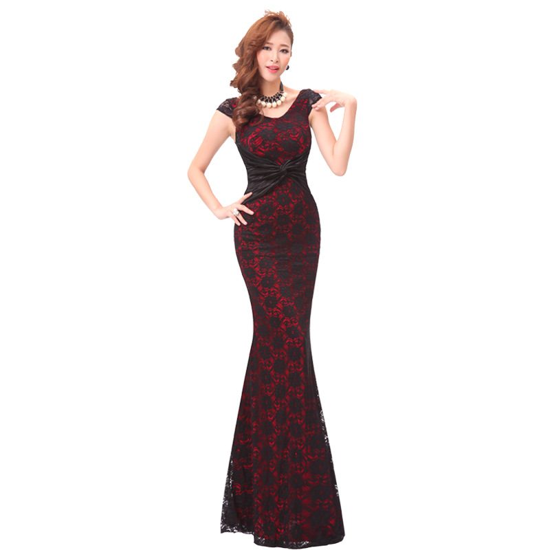 鱼尾连衣裙蕾丝主持人晚礼服宴会显瘦人长款模特2019新款名媛气质|ruв категории Женская одежда, Cвадебные платья, свадебное платье - от Buy2taobao.com для оказания профессиональной услуги покупки агента Taobao
