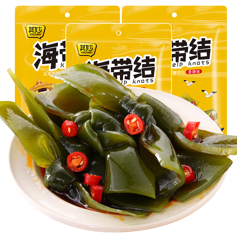 香辣海帶結海帶小零食開袋即食海帶絲下飯菜網紅小吃小包裝裙帶菜在類目 零食/堅果/特產, 魷魚絲/魚乾/海味即食, 海帶零食中 - 來自Buy2taobao.com提供專業的淘寶代購服務