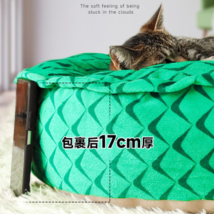 猫窝狗窝60cm超大冬季保暖加厚冬天可拆洗猫垫子宠物睡垫四季通用