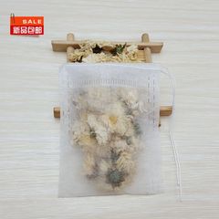 包邮100个环保玉米纤维7*9cm抽线茶包袋 泡茶袋 花茶袋过滤隔渣袋