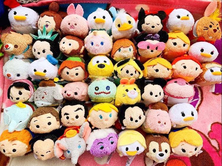 日单disney迪斯尼迪士尼tsum毛绒玩具公仔屏幕擦趴趴款沙包稀松