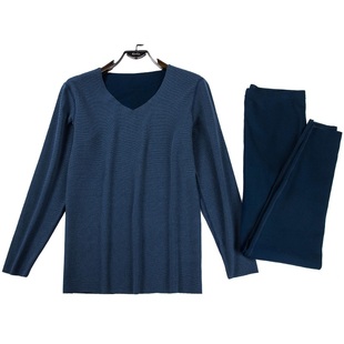 猫人保暖内衣秋冬中厚款舒绒新款男女士莫代尔棉毛衫秋衣秋裤套装