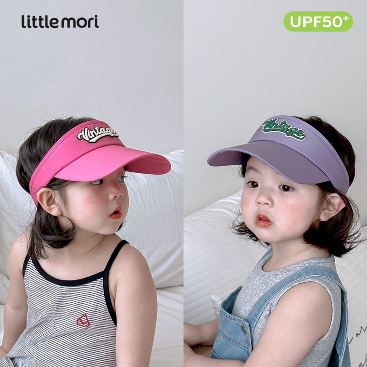 儿童防晒帽女童男孩遮阳帽宝宝太阳帽夏季薄款空顶帽防紫外线帽子