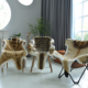 小动物地毯卡通椅垫老虎毛绒狮子地垫羊毛可爱小鹿豹纹椅子沙发垫