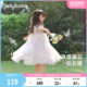 公主裙夏季女童2025新款纱裙夏天中大童洋气蛋糕裙儿童夏装连衣裙