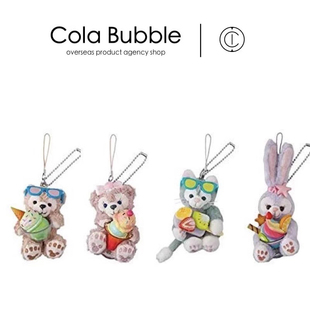 日本东京迪士尼限定冰激凌雪莉玫达菲熊芭蕾兔公仔玩偶毛绒包挂件