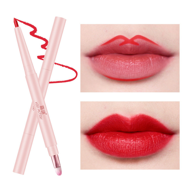 嘉谜自动旋转唇线笔口红笔防水持久不掉色勾线式画唇女学生初学者