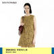 IIIVIVINIKO2024夏季新款“限定重磅古典蕾丝”直筒无袖连衣裙女
