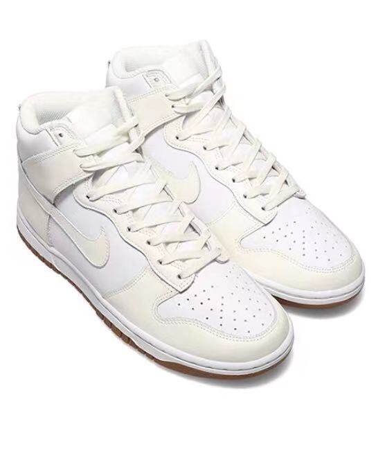 nikedunk高帮米色白色棕色dd1869-109篮球鞋