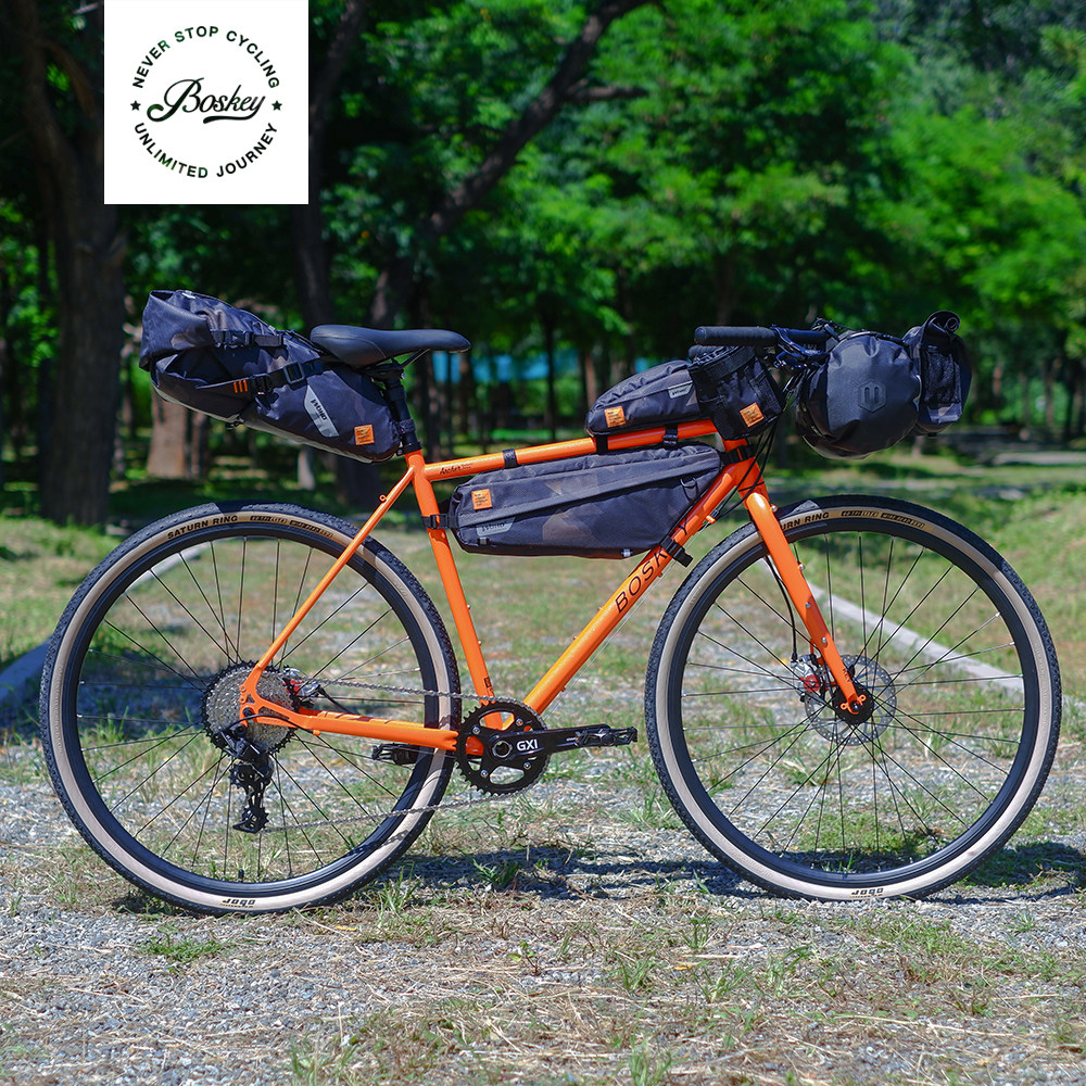 boskey不死骑 archer 碟刹宽胎 gravel 越野公路 钢架 旅行车