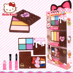 迪士尼HelloKitty凯蒂猫 儿童彩妆盒女孩化妆品饼干彩妆套装