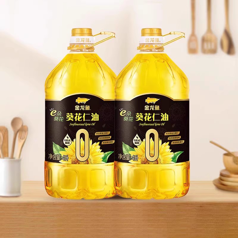 金龙鱼e朵葵花葵花仁油4L×2食用