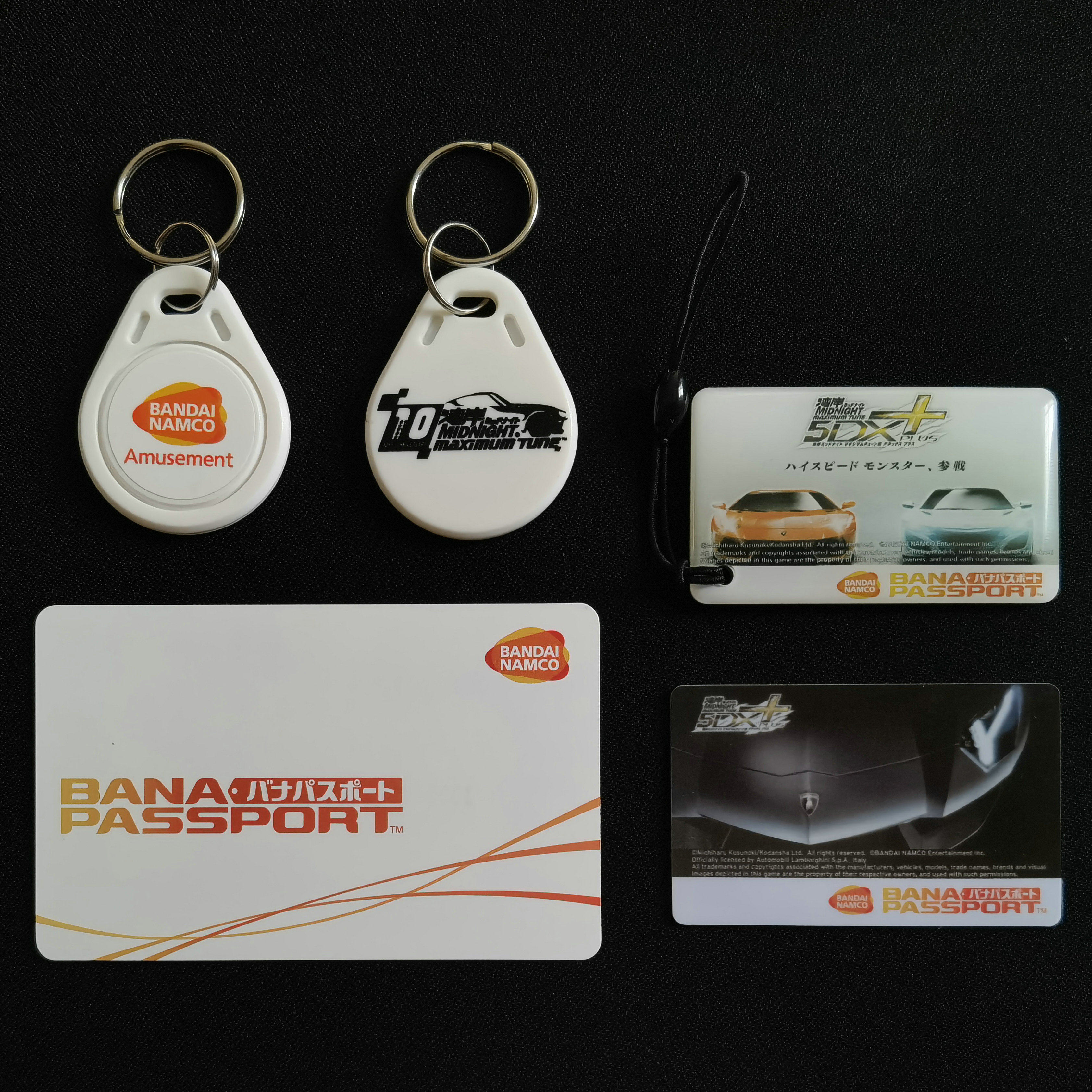 原装配件全球通用湾岸车卡5dx 新卡空白卡钥匙扣万代卡maimai舞萌