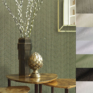 m-gm高精密无缝墙布壁布 现代轻奢北欧美式 w型纹理纯色素色 满铺