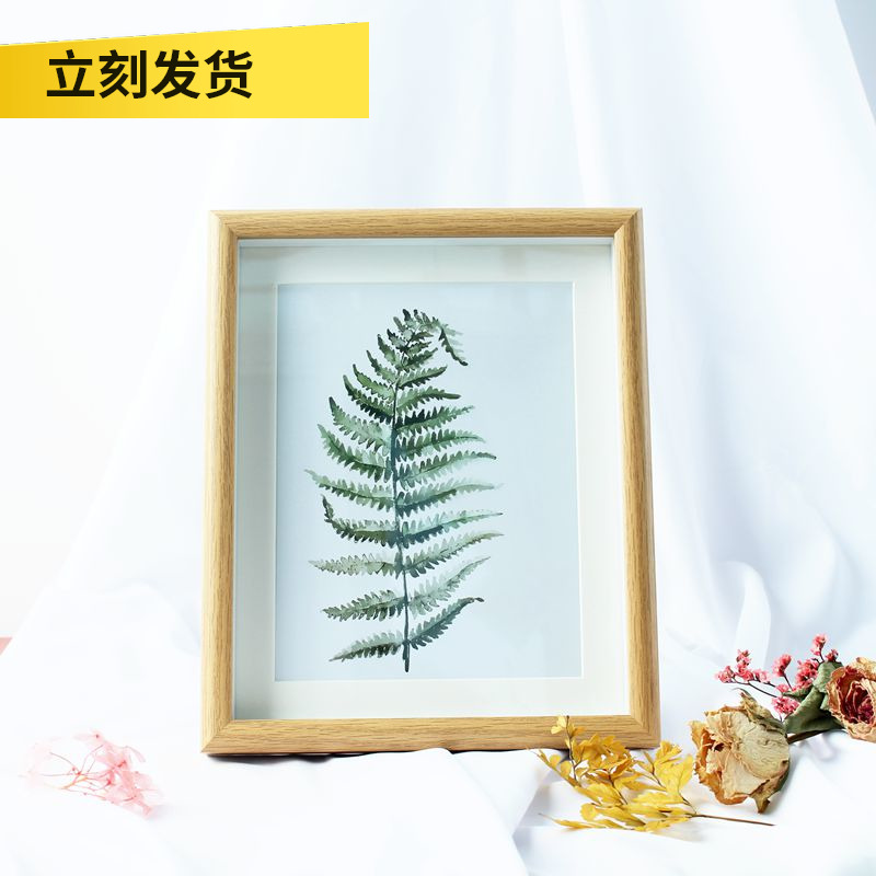 北欧风实木极简约原木色摆台挂墙装饰创意6寸7寸桌面照片立体相框|ruв категории Домашний быт, рамка/рамка - от Buy2taobao.com для оказания профессиональной услуги покупки агента Taobao
