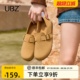 UBZ 防水勃肯鞋全包女2025春夏新款懒人软底博肯孕妇一脚蹬豆豆鞋