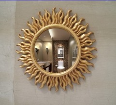 欧式浴室镜镜子太阳镜子试衣镜化妆镜家居KTV酒吧装饰镜玄关镜子