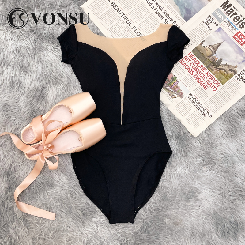 vonsu梵舒体操服芭蕾舞练功服舞蹈服成人体服空中瑜伽形体服新款