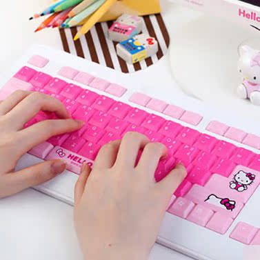 Korean genuine hellokitty Hello Kitty USB keyboardin the Computer Hardware/Monitor/Computer Peripherals , Keyboard category - from Buy2taobao.com to provide professional Taobao agent buy service
