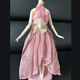 30厘米娃娃裙子可换装选款短裙长裙多款礼服大裙摆粉红裙蓝裙黄裙