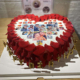 纪念日情人节创意定制照片生日蛋糕全国配送上海苏州无锡徐州南京