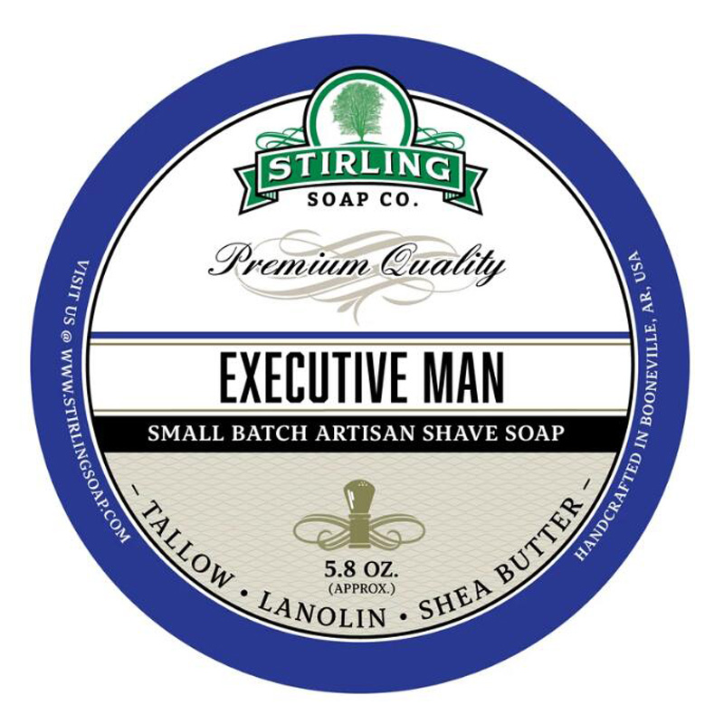 帝诗剃须皂 stirling soap executive man 执行官 男士剃须泡沫皂