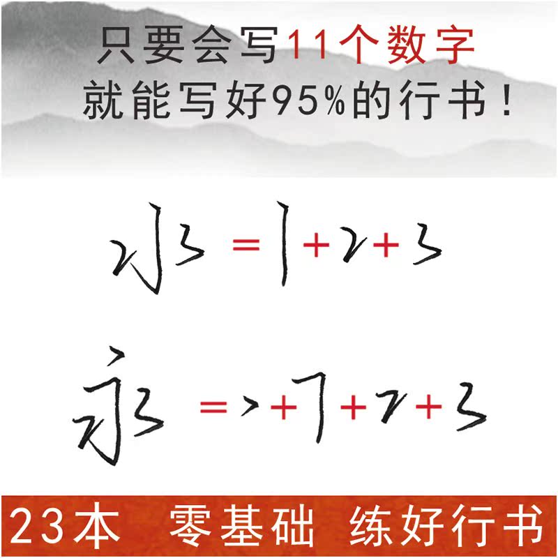 数字化练字法3000常用字行书密码3000字帖数字化行书密码字帖行书图片