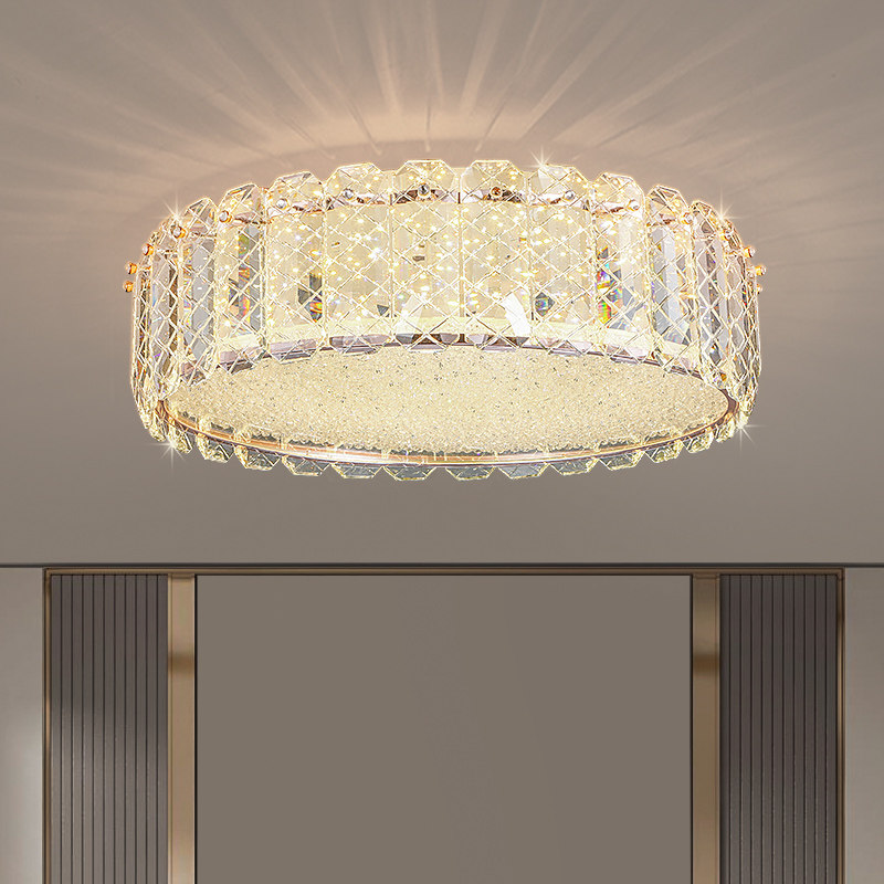 轻奢水晶吸顶灯客厅灯欧式大气奢华后现代灯具2021年新款卧室灯