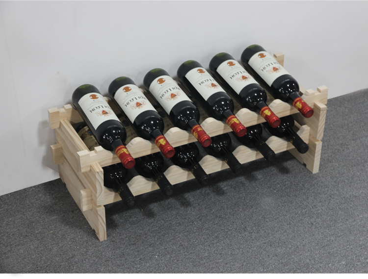 实木红酒架现代简约酒瓶架红酒展示架欧式葡萄酒架酒柜摆件酒瓶架
