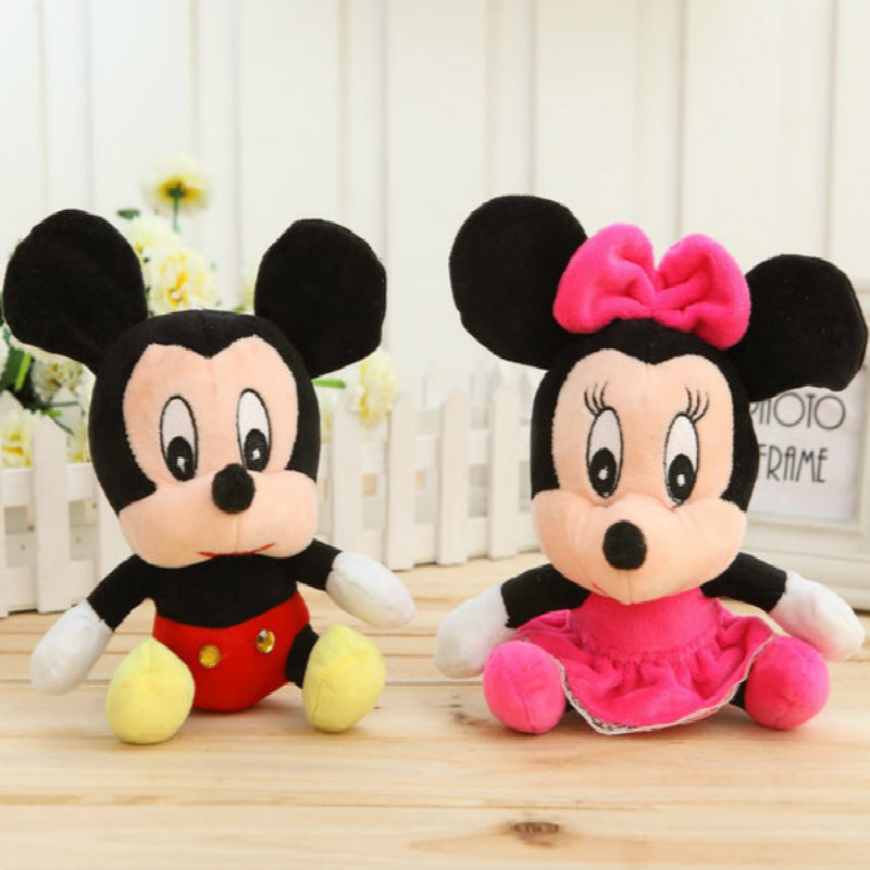 新款迪士尼毛绒玩具米老鼠情侣米奇米妮公仔布娃娃女友生日礼物