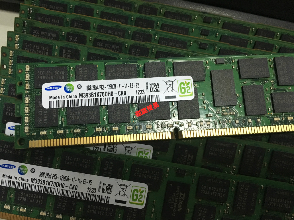 三星M393B1K70DH0-CK0服务器内存8G 2RX4 PC3-12800 1600 REG ECC