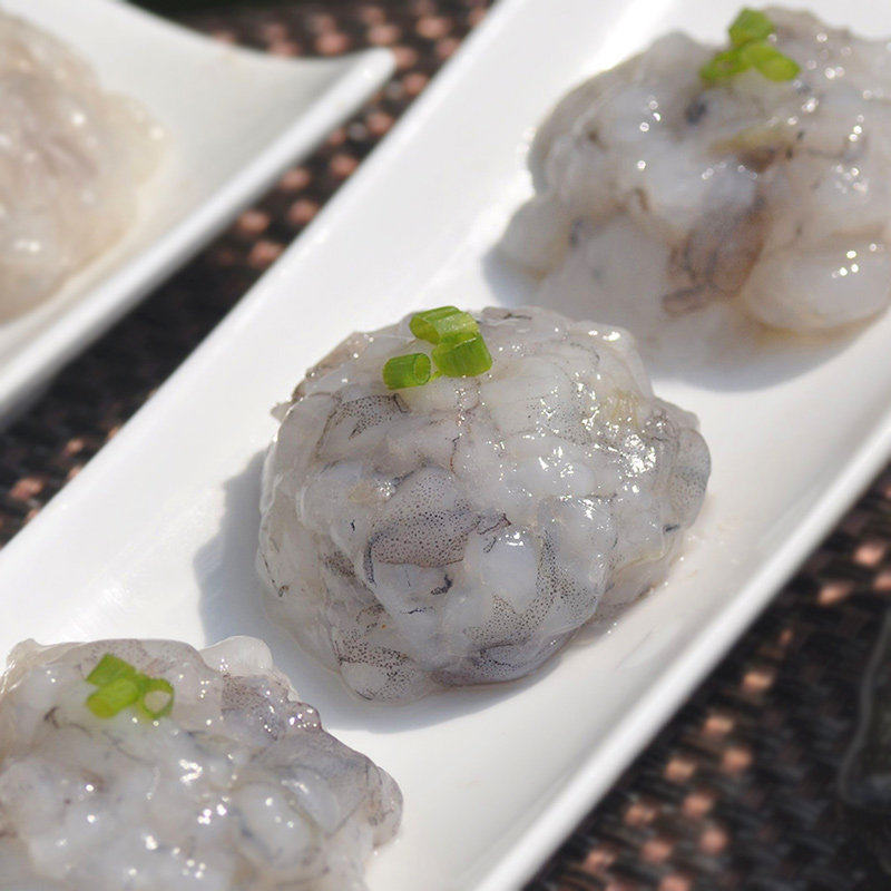 新鲜虾滑纯手打青虾滑涮火锅食材火锅店专用豆捞虾肉丸子火锅配菜